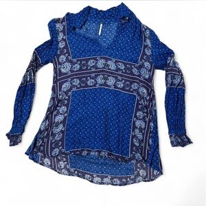 Free People paisley print shirt